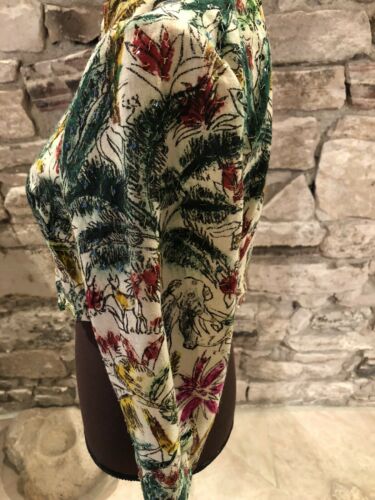 Sweet 1940s Mexican Hand Painted & Sequined Bolero Size S - Fresh Stock Dated October 2025