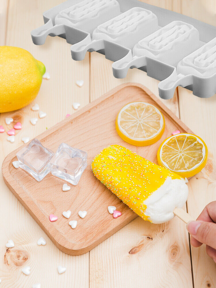 Silicone Frozen Ice Cream Mold Juice Popsicle Maker Ice Lolly Pop Mould DIY ~ - Fresh Stock Dated October 2025