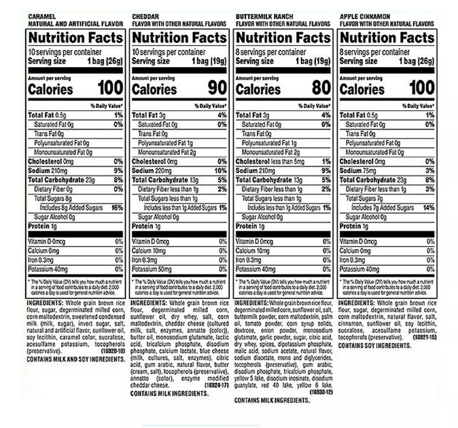 chQuaker Rice Crisps Variety Pack (36 pk.) - Fresh Stock Dated October 2025