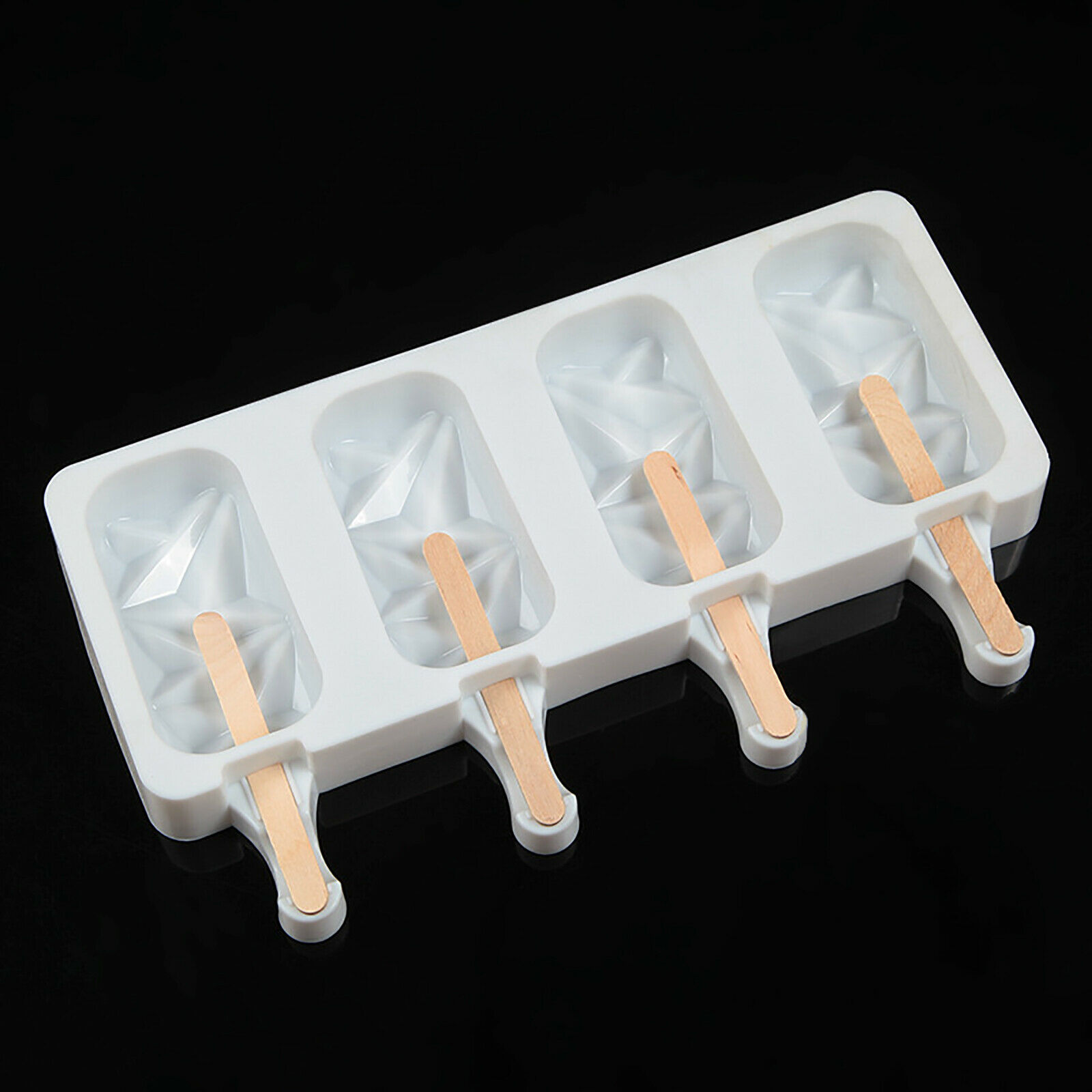 Silicone Frozen Ice Cream Mold Juice Popsicle Maker Ice Lolly Pop Mould DIY ~ - Fresh Stock Dated October 2025