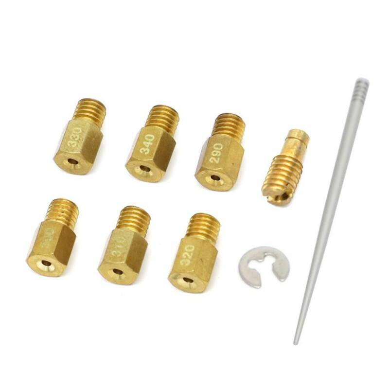 For Yamaha Blaster 200 Carburetor Rebuild FULL JET KIT 6 Main Jets Pilot Needle - Fresh Stock Dated October 2025
