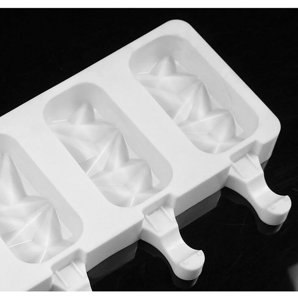 Silicone Frozen Ice Cream Mold Juice Popsicle Maker Ice Lolly Pop Mould DIY ~ - Fresh Stock Dated October 2025