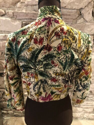 Sweet 1940s Mexican Hand Painted & Sequined Bolero Size S - Fresh Stock Dated October 2025