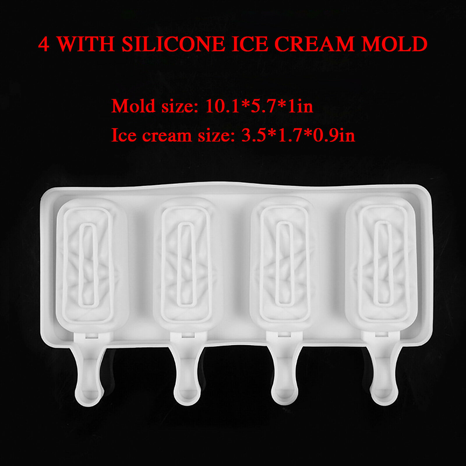 Silicone Frozen Ice Cream Mold Juice Popsicle Maker Ice Lolly Pop Mould DIY ~ - Fresh Stock Dated October 2025