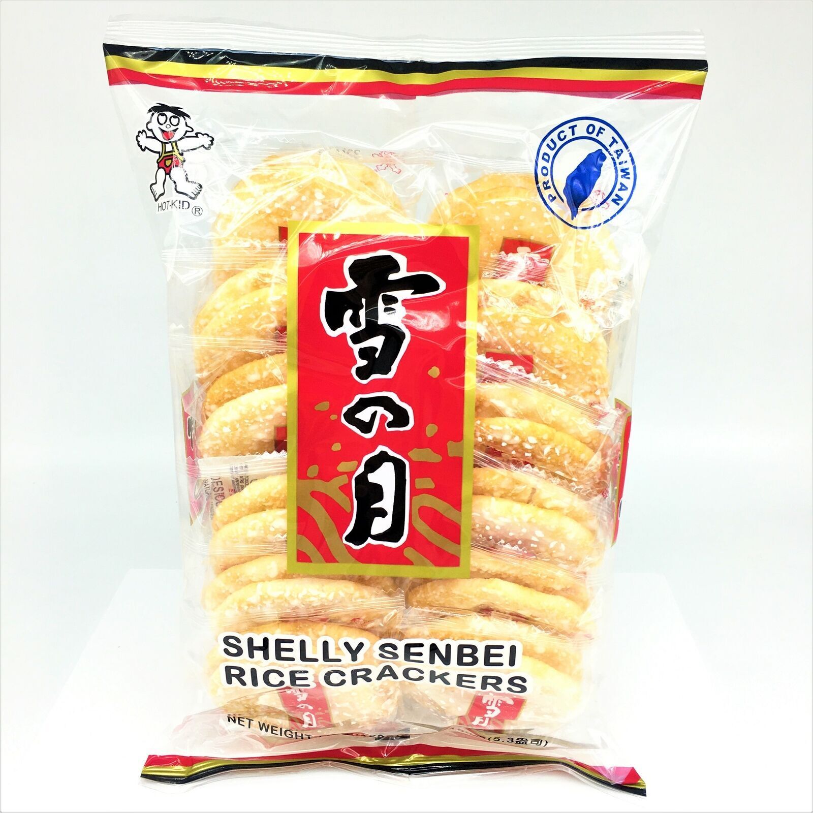 Kid Shelly Senbei Rice Crackers 12 Pcs 5.3oz/ 150g - Fresh Stock Dated October 2025