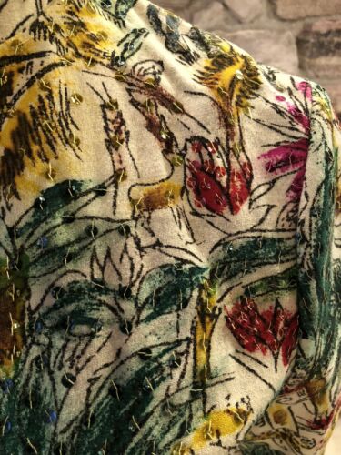 Sweet 1940s Mexican Hand Painted & Sequined Bolero Size S - Fresh Stock Dated October 2025