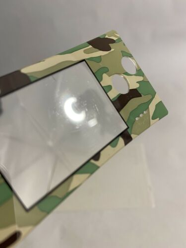 Used OEM Nintendo Camo Faceplate for Gameboy Micro- Used, scratching on screen - Fresh Stock Dated October 2025