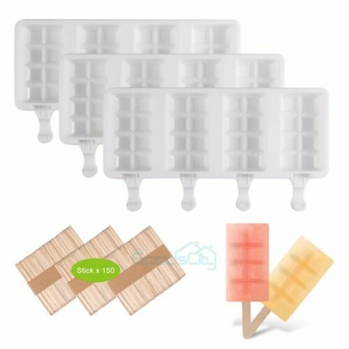 Ice Pop Molds Popsicle Holder Set - Popsicle Molds, Sticks, and Covers - Fresh Stock Dated October 2025