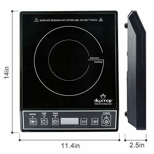 Duxtop 1800W Portable Induction Cooktop Countertop Burner, Black 9100MC/BT-M20B - Fresh Stock Dated October 2025