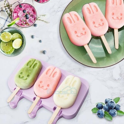Ice Pop Molds Popsicle Holder Set - Popsicle Molds, Sticks, and Covers - Fresh Stock Dated October 2025