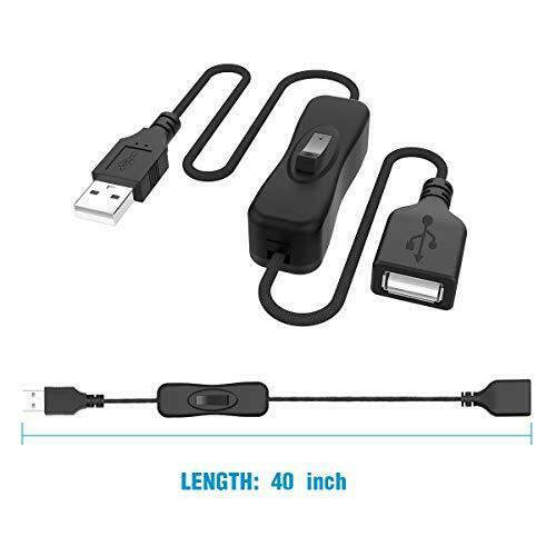ANDUL USB Switch Extension Cable, Upgraded Cord with On/Off... - Fresh Stock Dated October 2025