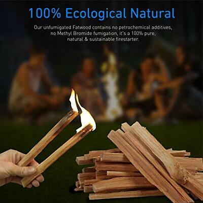 Approx. 300 Eco-Stix Fatwood Fire Starter Kindling Firewood 25 lbs FATWOOD - Fresh Stock Dated October 2025