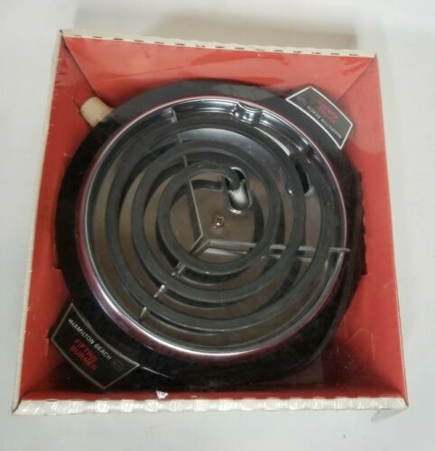 Hamilton Beach Fifth Burner 812 New Sealed in Original Package Vintage USA Made - Fresh Stock Dated October 2025
