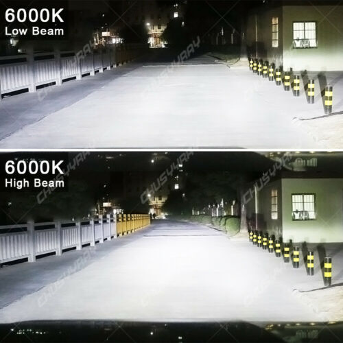 For Suzuki GSXR1000 2007-2008 H7 H9 LED Headlight 6000K WHITE Bulbs Kit Bright - Fresh Stock Dated October 2025