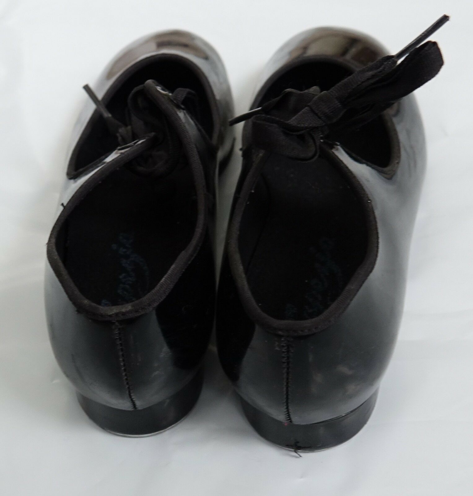 Capezio black Tyette 625 patented tap shoes 7.5 M - Fresh Stock Dated October 2025