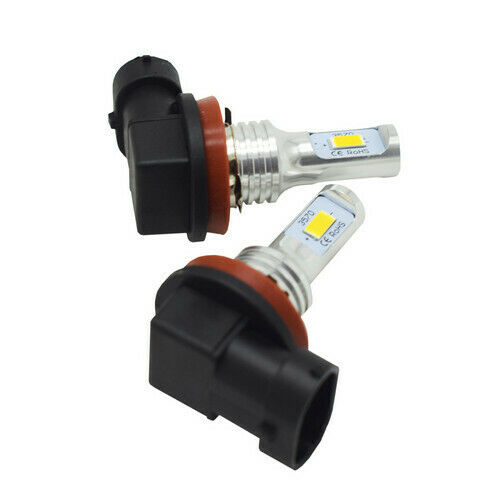 Ice Blue H11 LED Headlight Bulb Hi/L Beam BY For Suzuki GSXR600 GSXR750 GSXR1000 - Fresh Stock Dated October 2025
