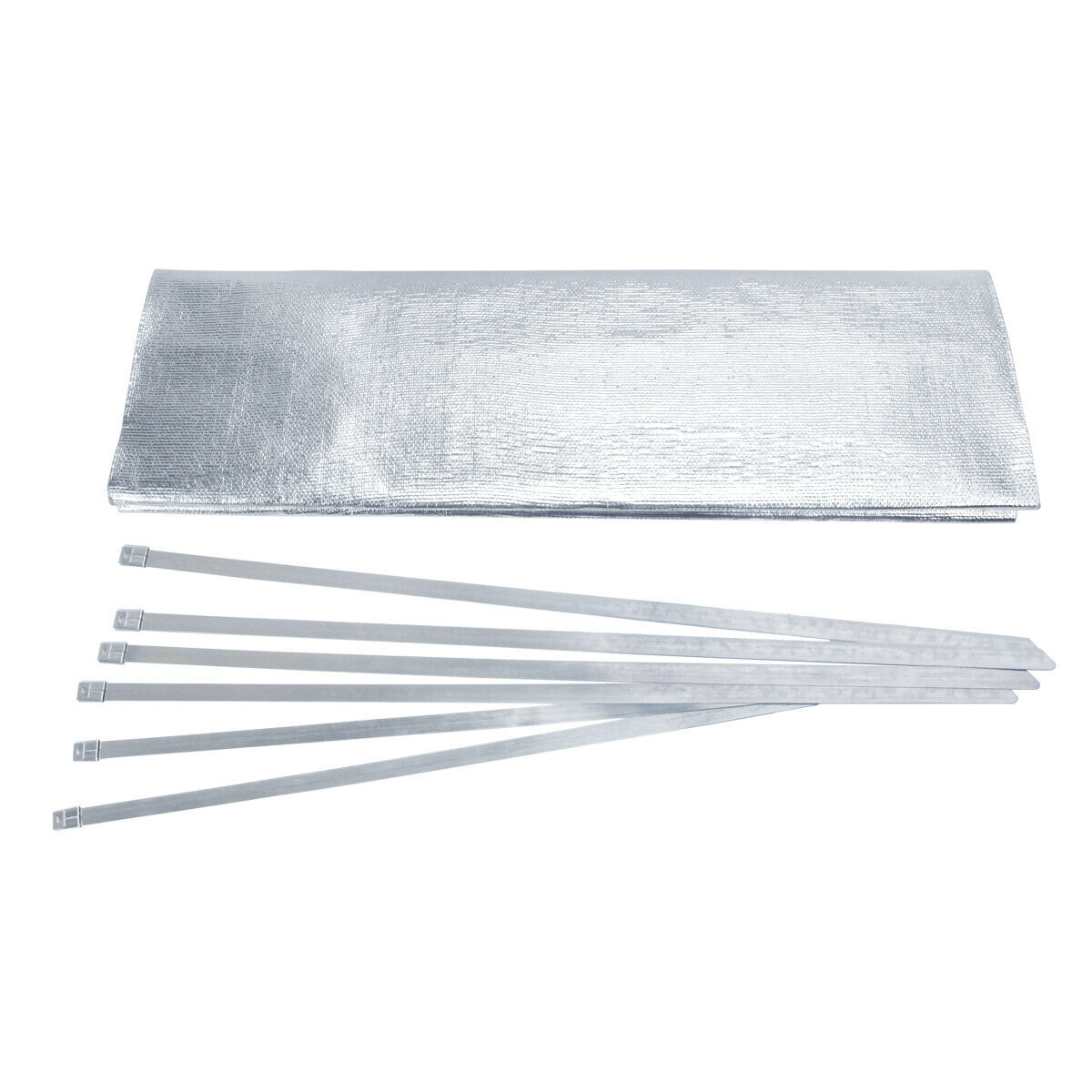 Aluminized Heat Shield Thermal Barrier Adhesive Backed Heat Sleeve 20'' × 24'' - Fresh Stock Dated October 2025