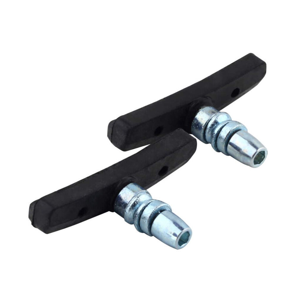 2 Pair Mountain Bike  Cycling V Brake Holder Pads   Rubber Durable  Performance - Fresh Stock Dated October 2025