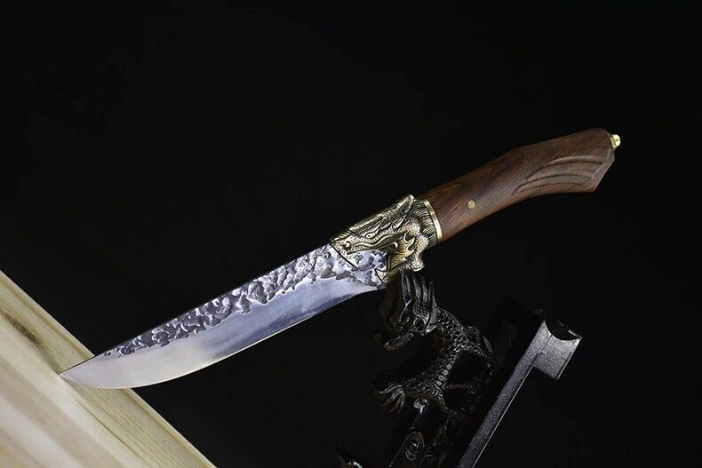 7 inch Handmade Chef Knife Fixed Blade Meat Knives Chinese Cleaver Cooking Tools - Fresh Stock Dated October 2025