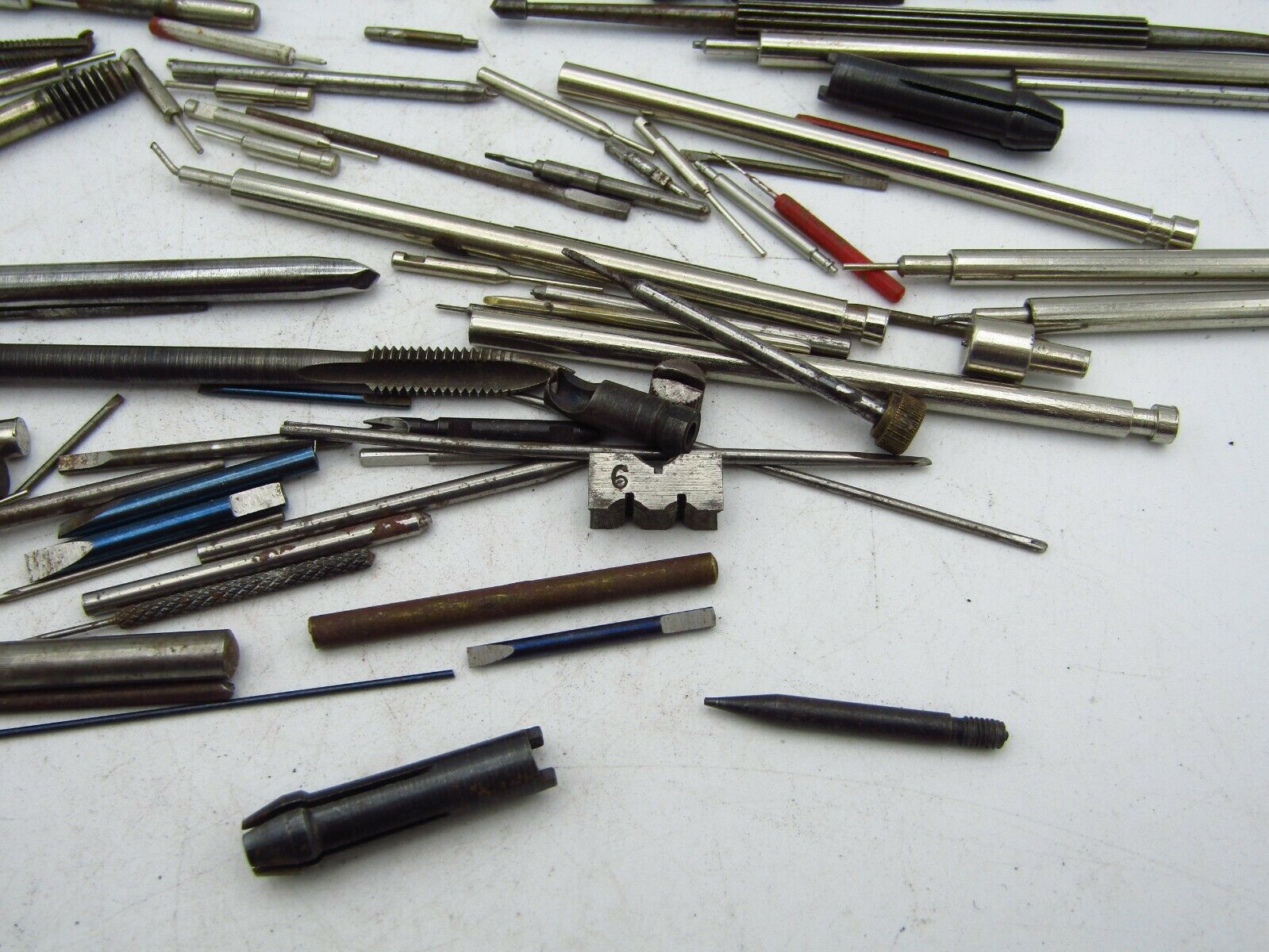 100+pc LOT OF WATCH TOOLS, BITS/TAPS/ETC WATCHMAKER/JEWELER GRAB BAG AS IS T3 - Fresh Stock Dated October 2025