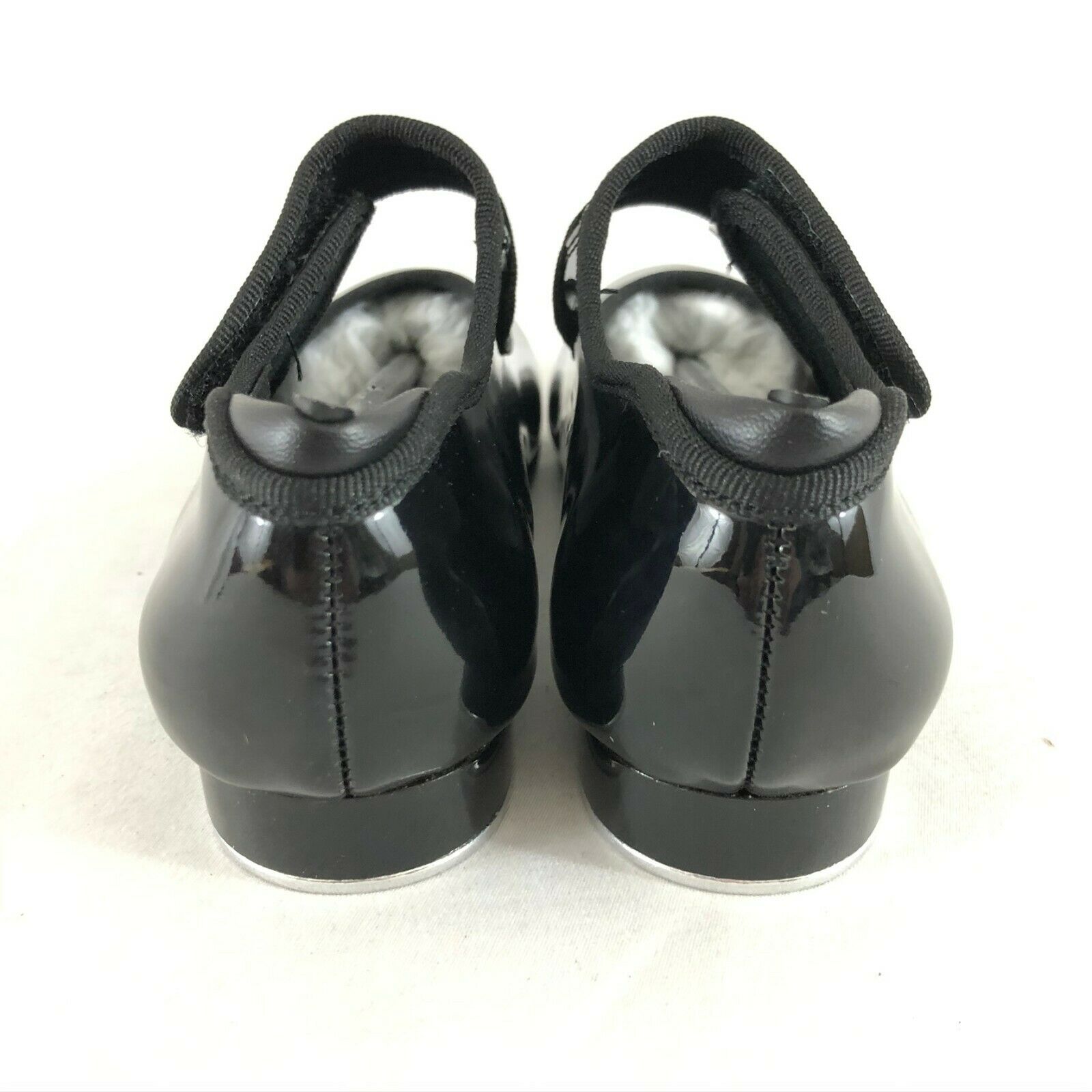 Danshuz Toddler Girls Tap Shoes Mary Jane Shiny Black Size 11.5 - Fresh Stock Dated October 2025