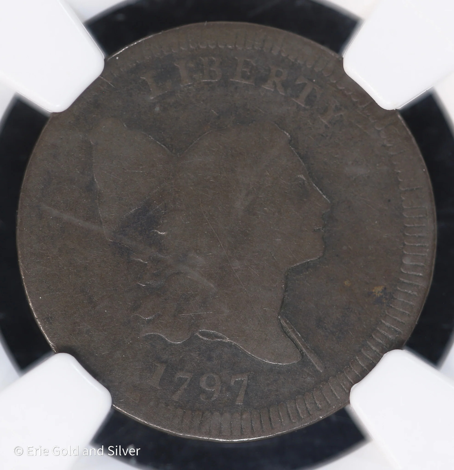 1797 1/2C Liberty Cap Half Cent NGC G 6 BN | Plain Edge - Fresh Stock Dated October 2025