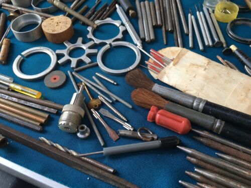 Watch Makers Jewelers Tools Lot Vintage Estate Starrett Swiss Mosley Marshall ++ - Fresh Stock Dated October 2025