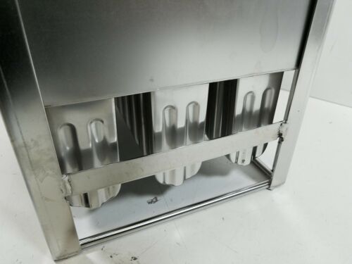 Commercial stainless steel ice popsicle making mold set, ice pop mold set - Fresh Stock Dated October 2025