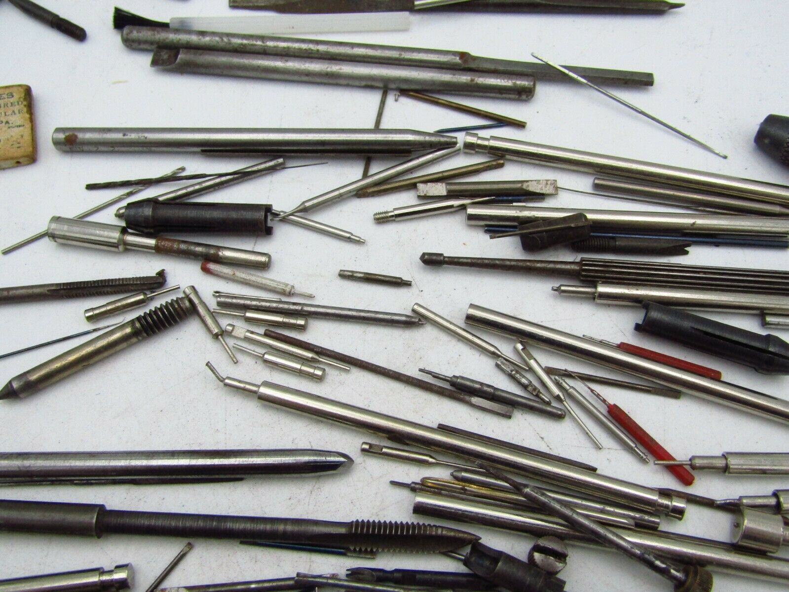 100+pc LOT OF WATCH TOOLS, BITS/TAPS/ETC WATCHMAKER/JEWELER GRAB BAG AS IS T3 - Fresh Stock Dated October 2025