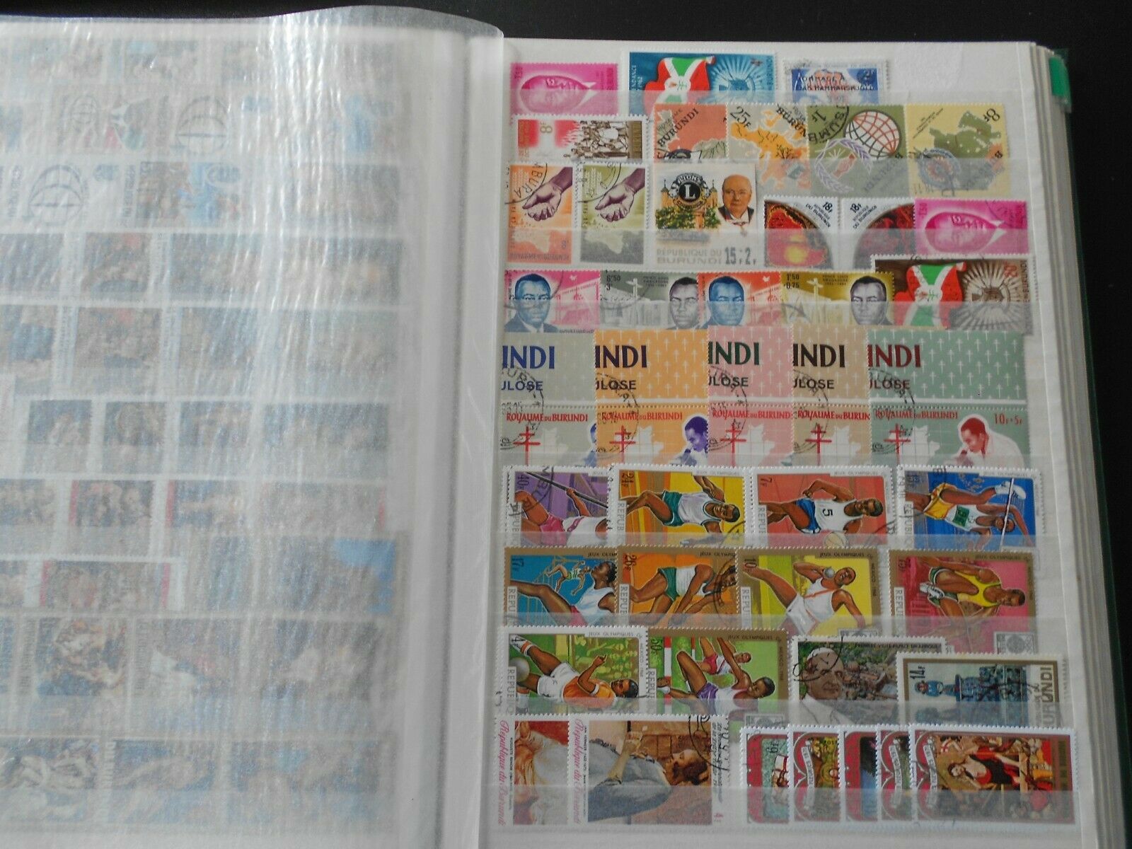 BURUNDI, beautiful collection of stamps on 10 scans, MNH/MH/USED! - Fresh Stock Dated October 2025