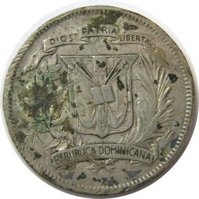 elf Dominican Republic 25 Centavos 1944   Princess WWII - Fresh Stock Dated October 2025