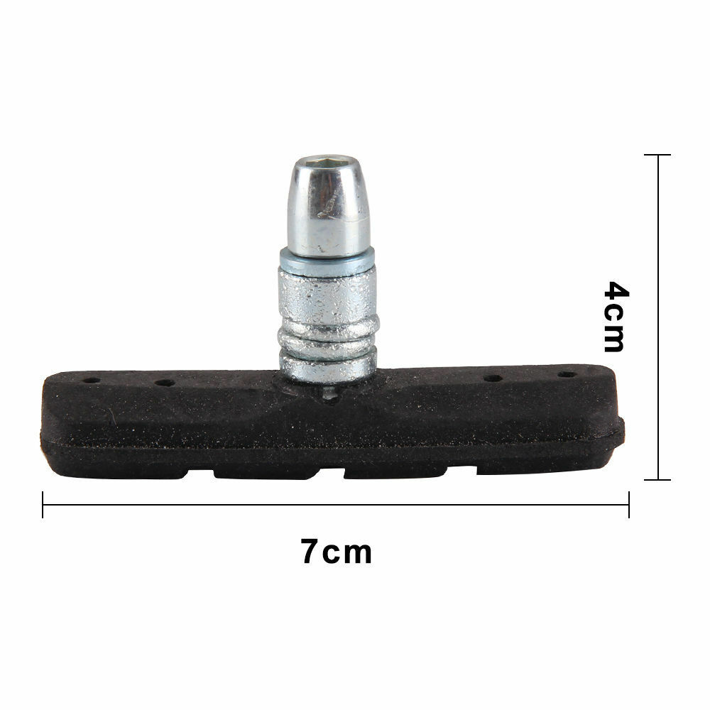 2PCS Bicycle Brake Pads Shoes 70mm V-brake For Mountain Bike VBrake MTB Cycling - Fresh Stock Dated October 2025