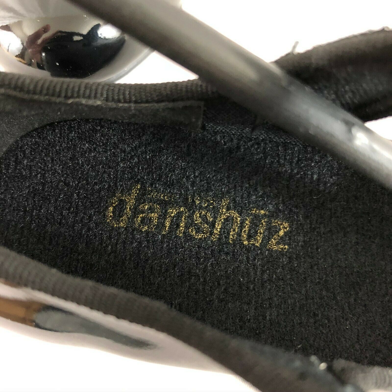 Danshuz Toddler Girls Tap Shoes Mary Jane Shiny Black Size 11.5 - Fresh Stock Dated October 2025