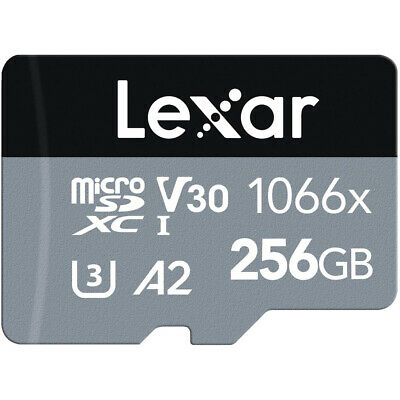 Lexar 1066x MicroSDXC Memory Card with Adapter 256GB 2 Pack - Fresh Stock Dated October 2025