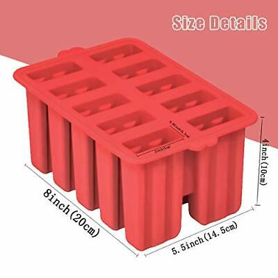 Silicone Popsicle Molds Maker,Large Homemade ICE Pop Molds Food Grade BPA Free - Fresh Stock Dated October 2025