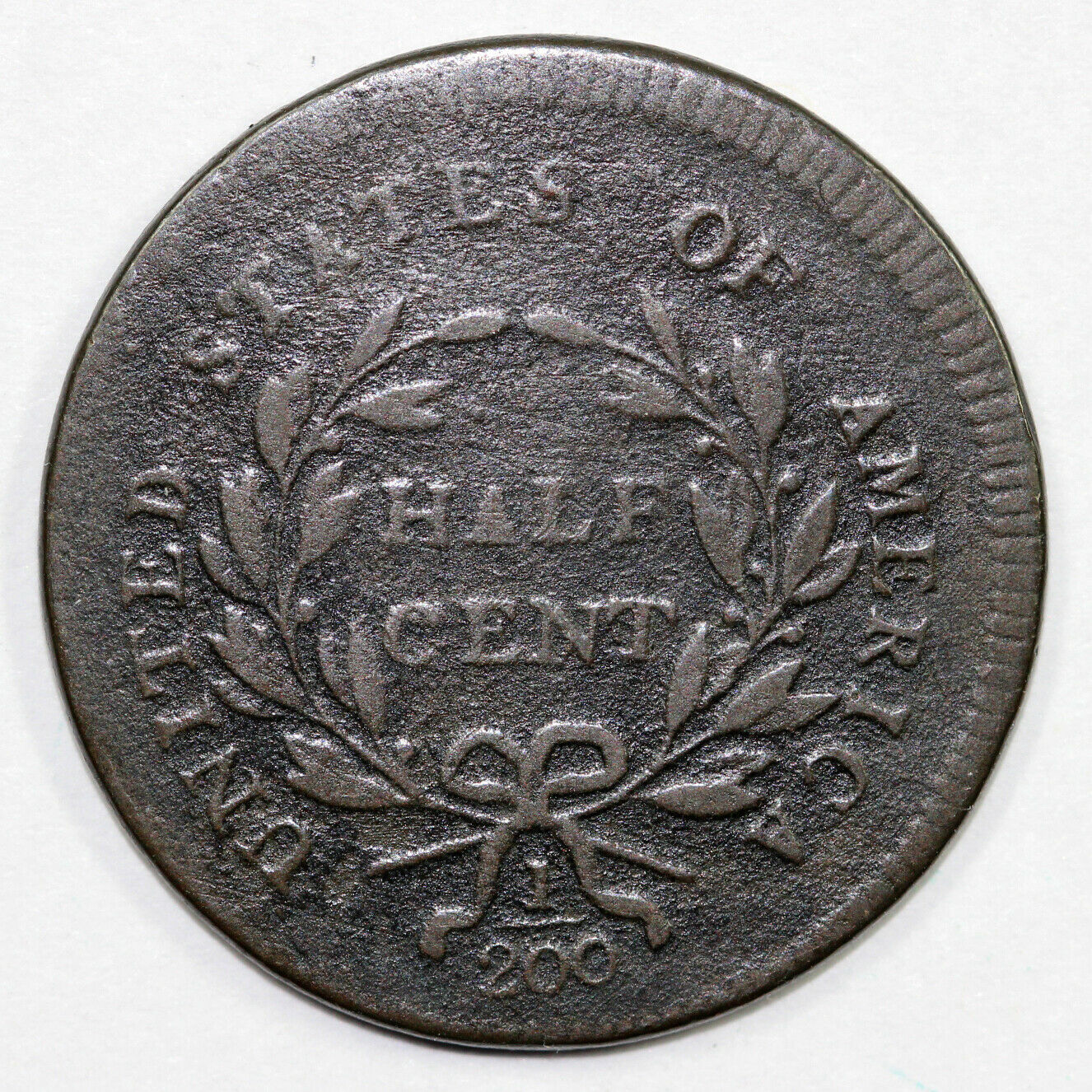 1795 1/2c C-6a Liberty Cap Half Cent - Fresh Stock Dated October 2025