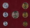 CHINA 7 Coins 1981 1982 mixed COIN SET OF ALL NATIONS with 1984 Cancellation - Fresh Stock Dated October 2025