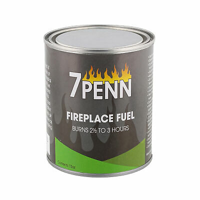 7Penn Gel Fireplace Fuel Cans, 13oz - 12Pk Fire Pit Gel Fuel Cans for Fireplace - Fresh Stock Dated October 2025