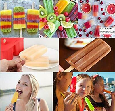 Silicone Popsicle Molds Maker,Large Homemade ICE Pop Molds Food Grade BPA Free - Fresh Stock Dated October 2025