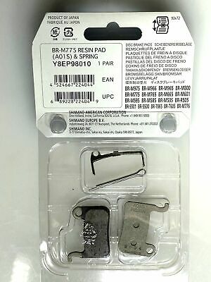 Shimano Deore A01S Y8EP98010 Resin Disk Disc Bike Brake Pads New - Fresh Stock Dated October 2025