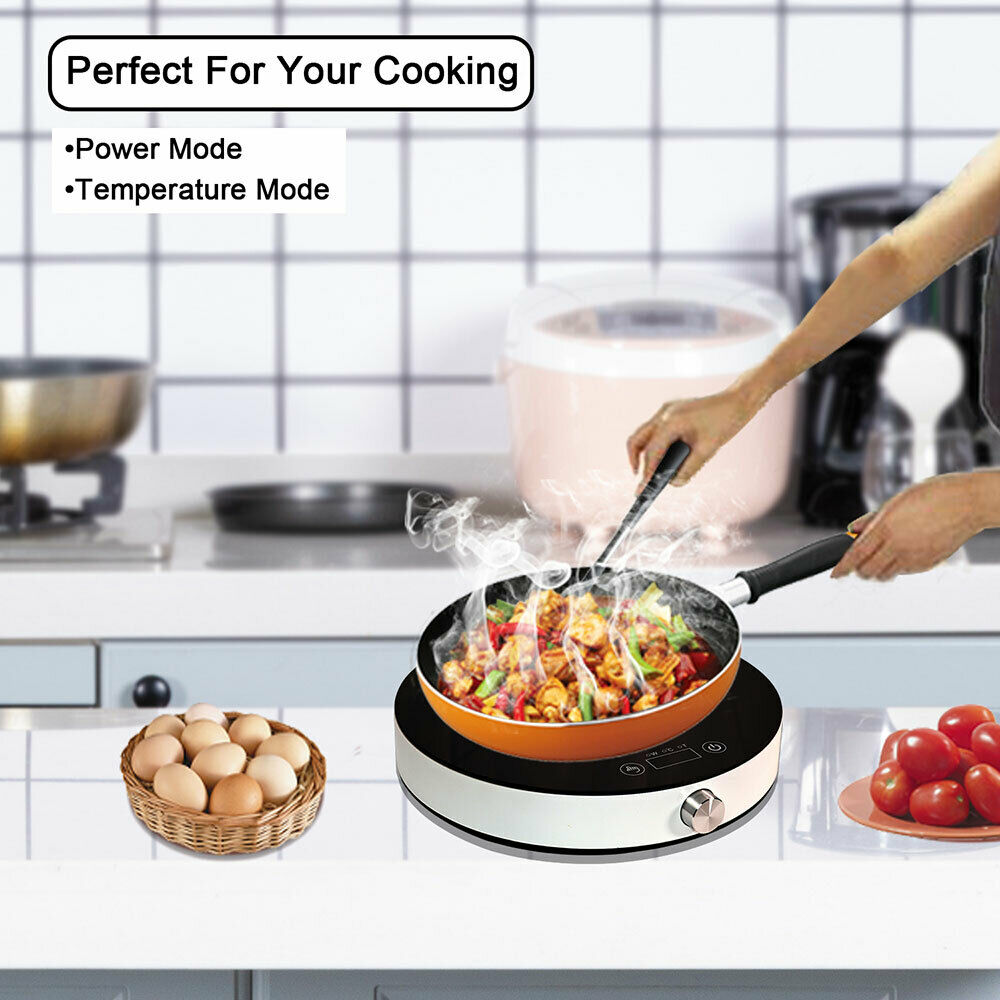 EASEPOT Portable Induction Cooktop 1800W Burner Countertop Cooker Hot Pot Stove - Fresh Stock Dated October 2025