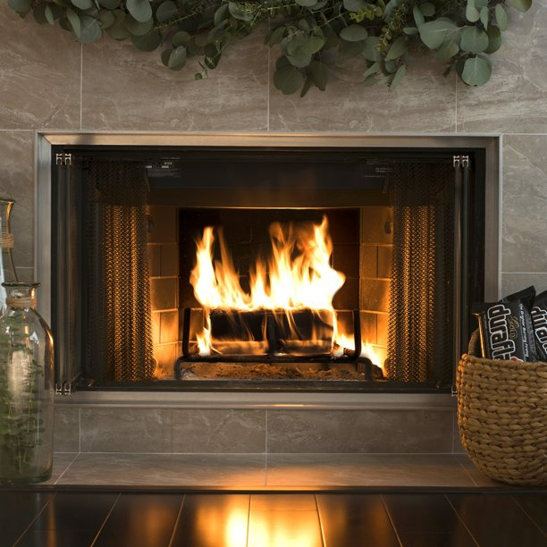 Duraflame Fire Logs 6 Pack - 4.5lb Bright Burning 3 Hour Burn Time Fast Lighting - Fresh Stock Dated October 2025