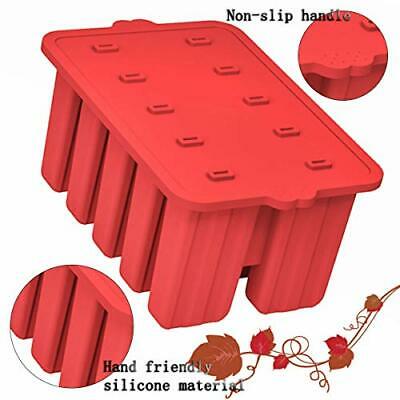 Silicone Popsicle Molds Maker,Large Homemade ICE Pop Molds Food Grade BPA Free - Fresh Stock Dated October 2025