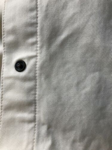 VTG 90s CK CALVIN KLEIN ITALY-MADE PENCIL SKIRT IVORY SNAP-UP COTTON 4 40 EUC - Fresh Stock Dated October 2025