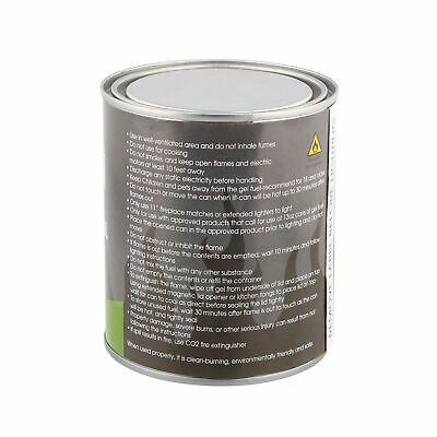 7Penn Gel Fireplace Fuel Cans, 13oz - 12Pk Fire Pit Gel Fuel Cans for Fireplace - Fresh Stock Dated October 2025
