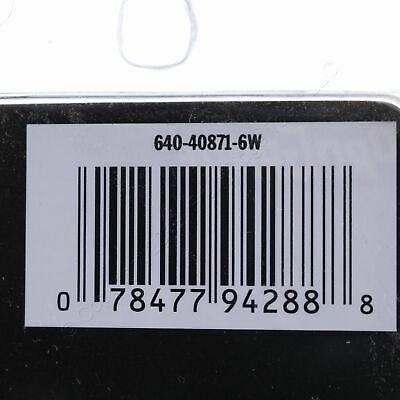 Leviton White Gold Plated Coaxial RG6 Quad Shield Digital Cable 6 Ft 40871-6W - Fresh Stock Dated October 2025