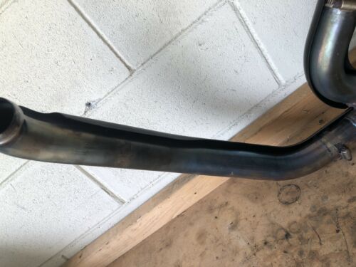 2009-2016 HARLEY DAVIDSON TOURING HEADER EXHAUST HEAD PIPE W/ HEAT SHIELDS OEM - Fresh Stock Dated October 2025