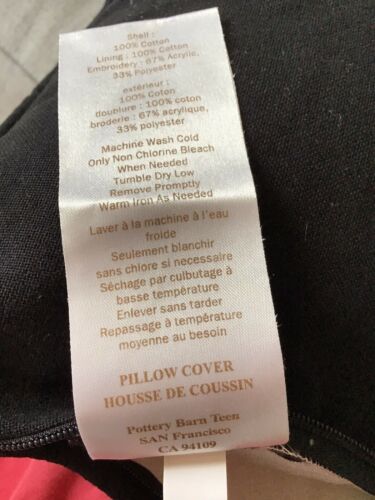 Pottery Barn Teen embroderied london bridge Decorative pillow sham 12x16 - Fresh Stock Dated October 2025