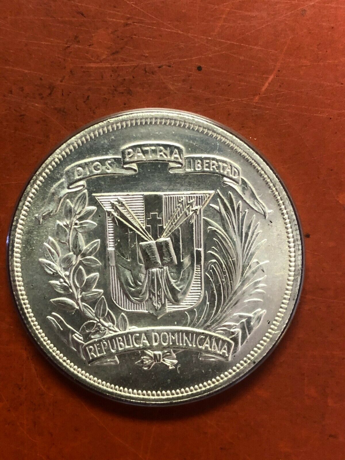 Dominican Republic Misc. Pesos Silver Coins LOT OF (3) BU - Fresh Stock Dated October 2025