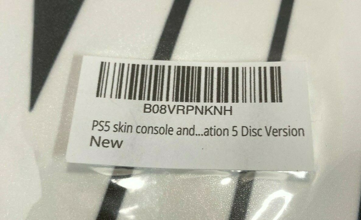 Vinyl Nike Design Skin Decal Sticker for PS5 Console Controllers - Disk Version - Fresh Stock Dated October 2025